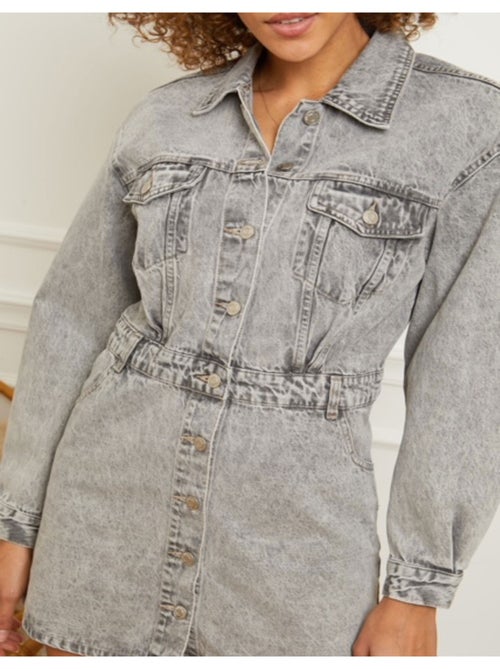 Combi jupe courte en jean Kebello - Kiabi