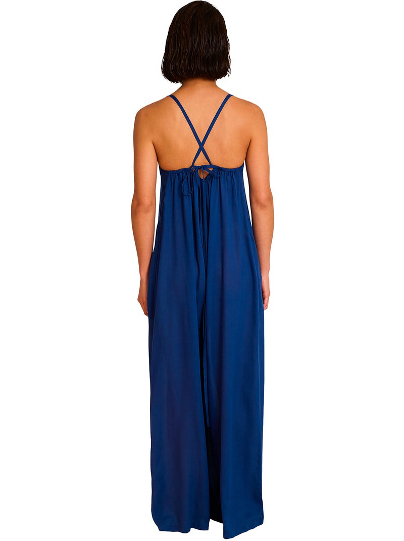 Combi-pantalon à bretelles SOLSTICE Bleu - Kiabi
