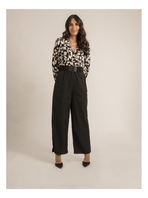 Combi pantalon avec ceinture EMILOR - Kiabi