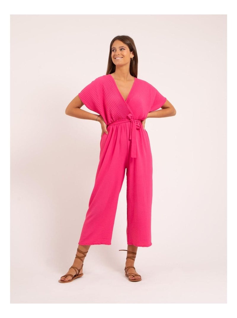 Combi pantalon EDORINE Rose - Kiabi