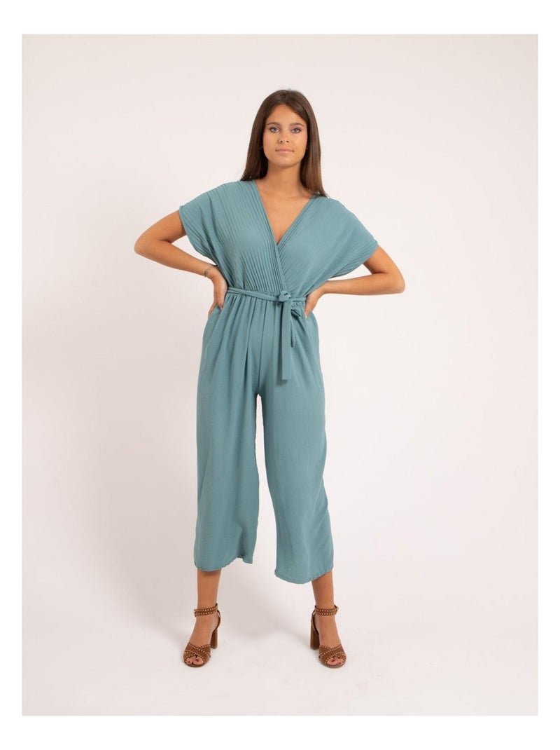 Combi pantalon EDORINE Vert d'eau - Kiabi