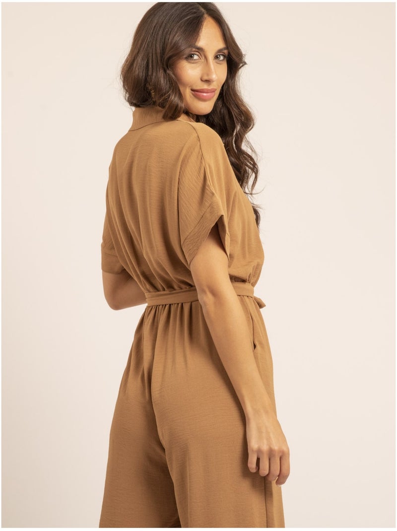 Combi pantalon EPINALIA Marron caramel - Kiabi