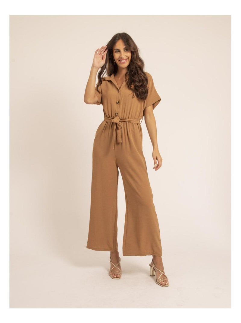 Combi pantalon EPINALIA Marron caramel - Kiabi