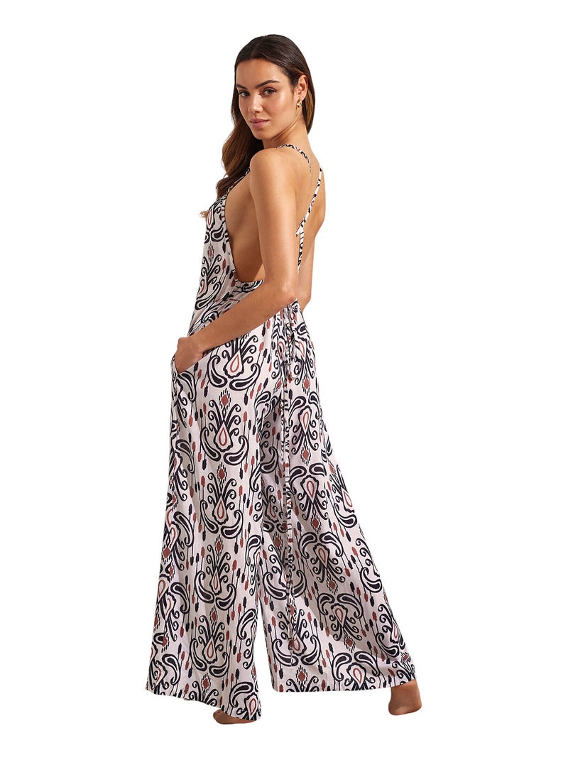 Combi-pantalon estival VENECIA Ecru - Kiabi