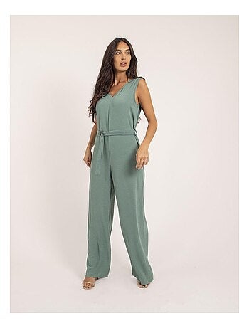 Combi pantalon et ceinture ELEA - Kiabi