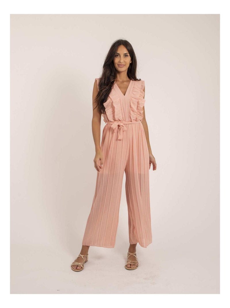 Combi pantalon fluide ERINE Rose - Kiabi