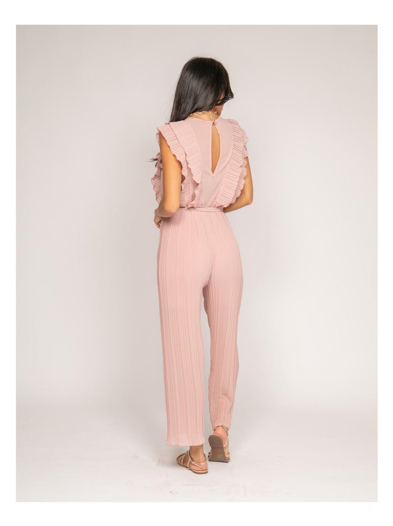 Combi pantalon fluide ERINE Rose clair - Kiabi