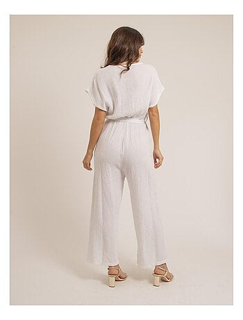 Combi pantalon gaze de coton EROLIE
