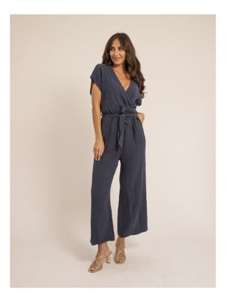 Combi pantalon gaze de coton EROLIE