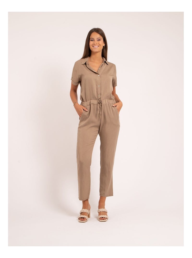 Combi pantalon tencel ENDY Beige - Kiabi