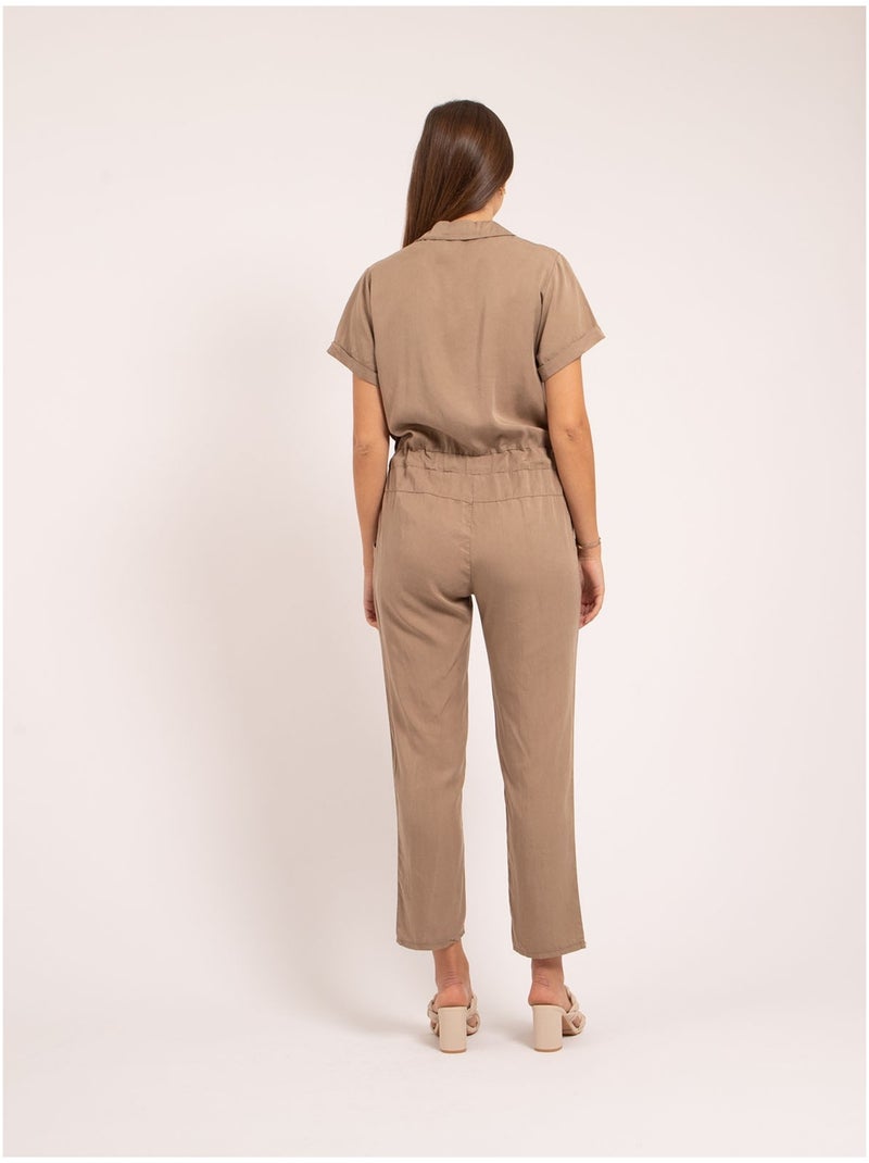 Combi pantalon tencel ENDY Beige - Kiabi