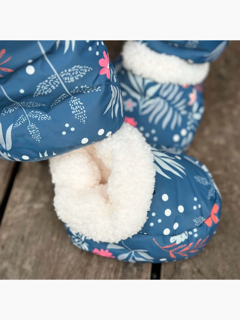 Combi pilote avec moufles et pieds amovibles Lina Bleu - Kiabi