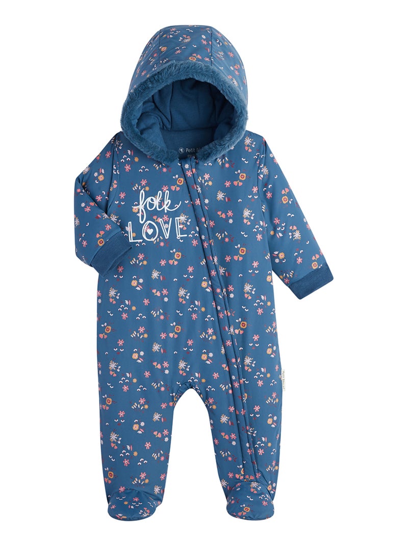 Combi pilote bébé fille Happy Folk Bleu - Kiabi