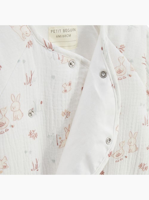 Combi pilote en gaze de coton Douceur - Kiabi