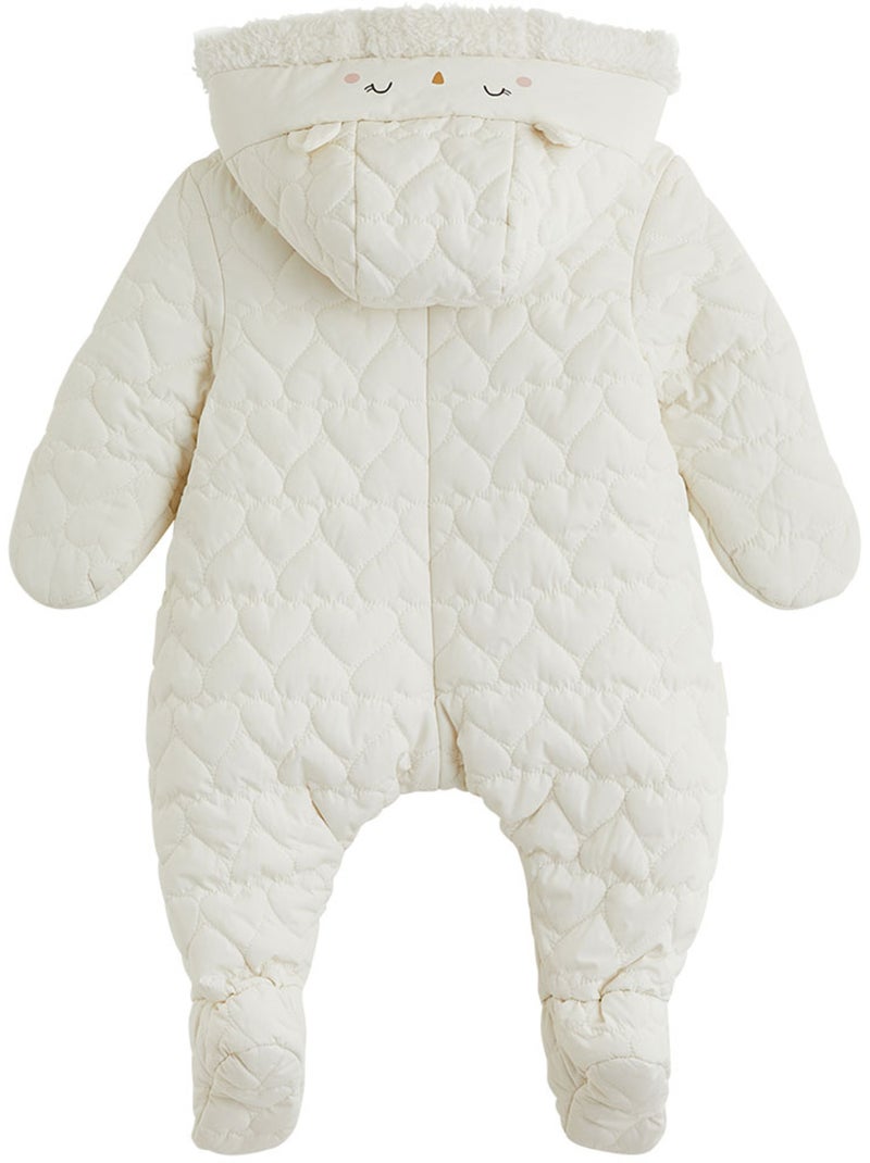 Combi pilote miette Ecru - Kiabi
