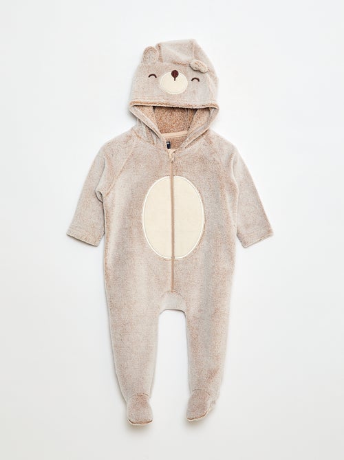 Combi pyjama chaude animal - Kiabi
