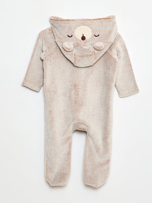 Combi pyjama chaude animal - Kiabi