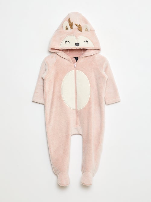 Combi pyjama chaude animal - Kiabi