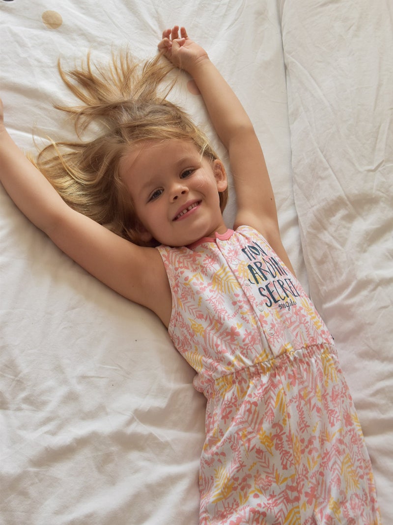 COMBI PYJAMA HILDA COURT ENFANT Blanc - Kiabi