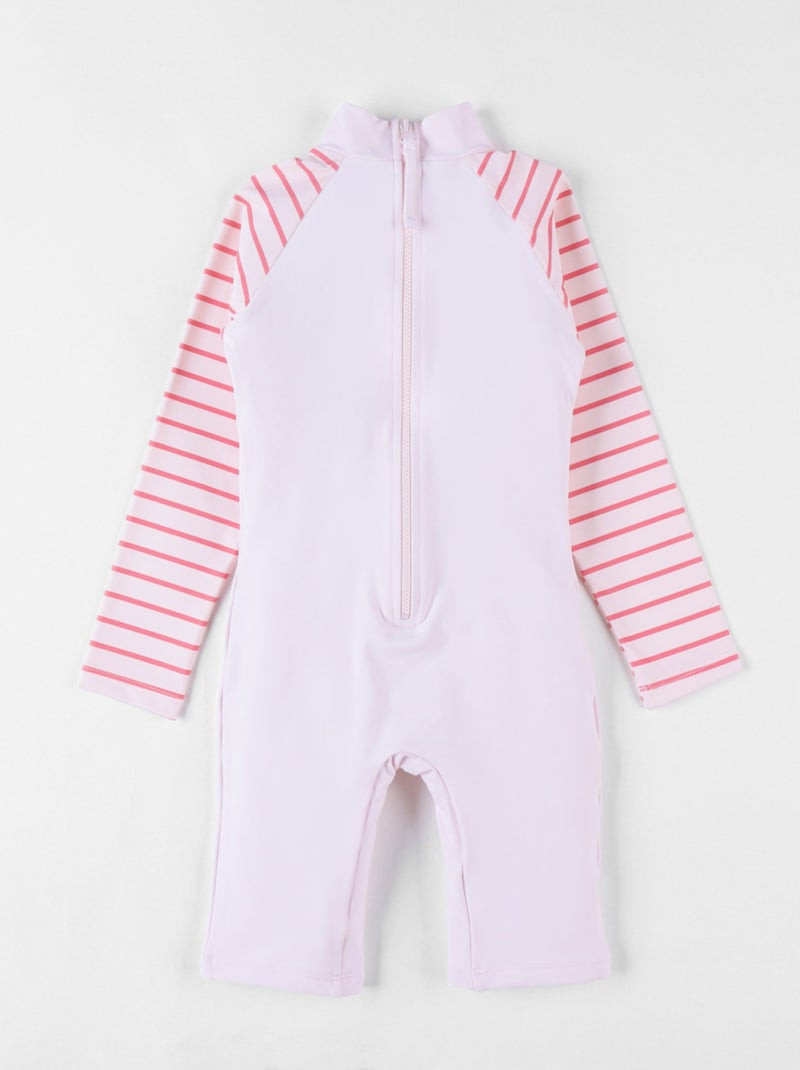 Combi  rayée, Archimède Rose - Kiabi