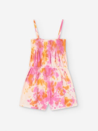 Combi-short à Bretelles Tie Dye