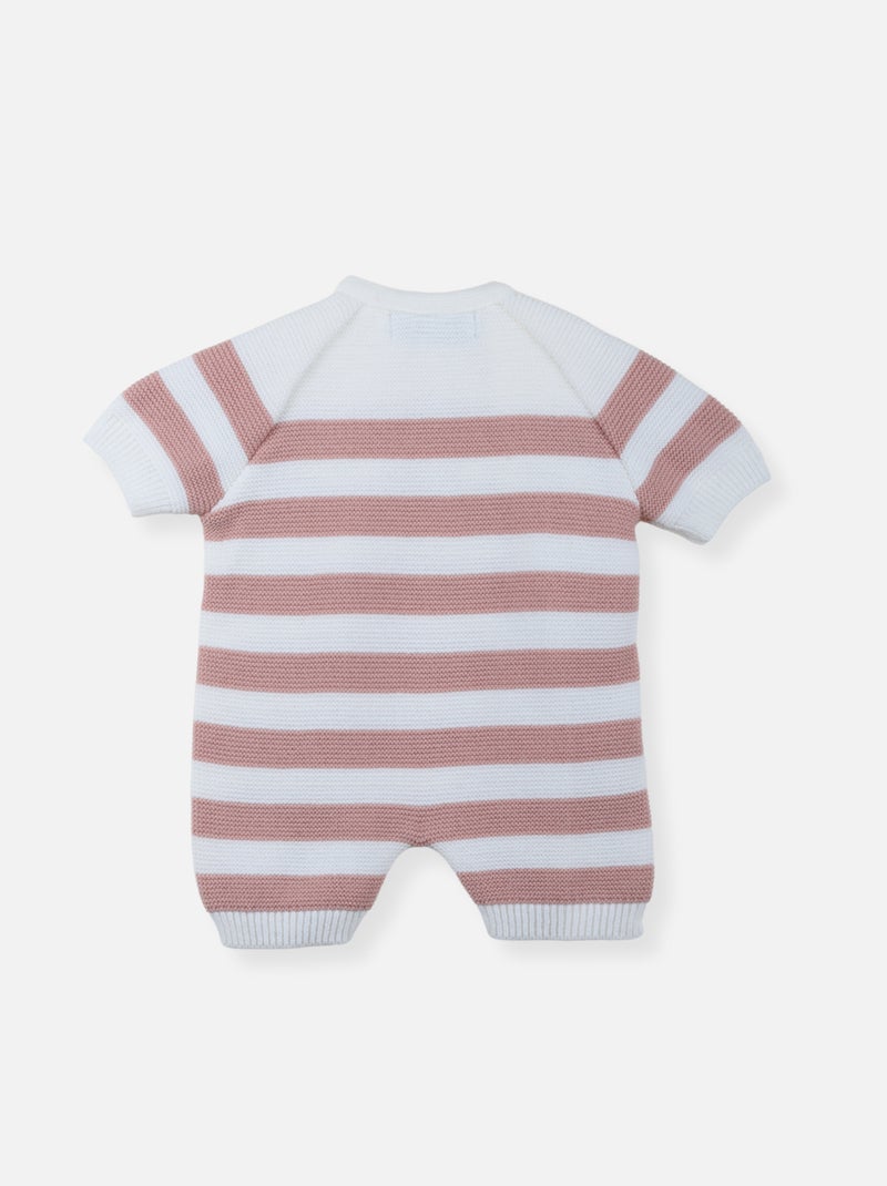 Combi Short Acrylique Blanc Rose - Kiabi