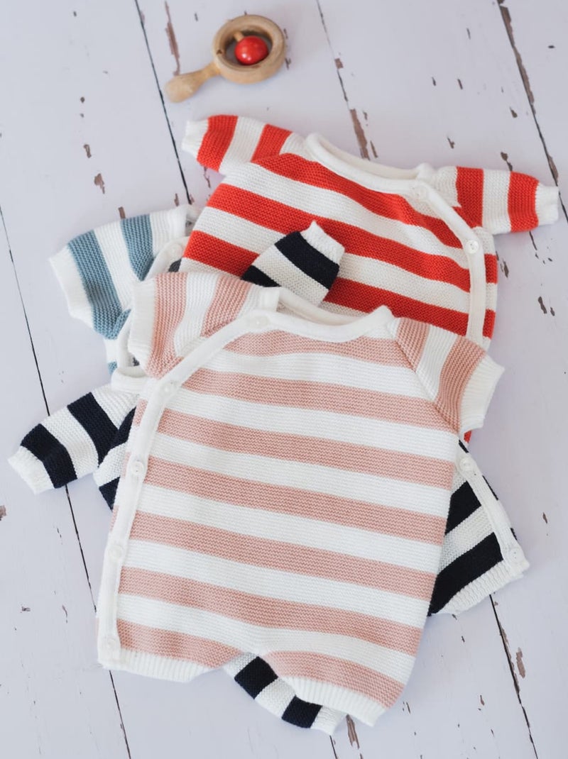 Combi Short Acrylique Blanc Rose - Kiabi