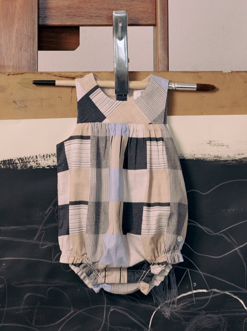 Combi-short avec Motif Brothers & Sisters Beige clair - Kiabi