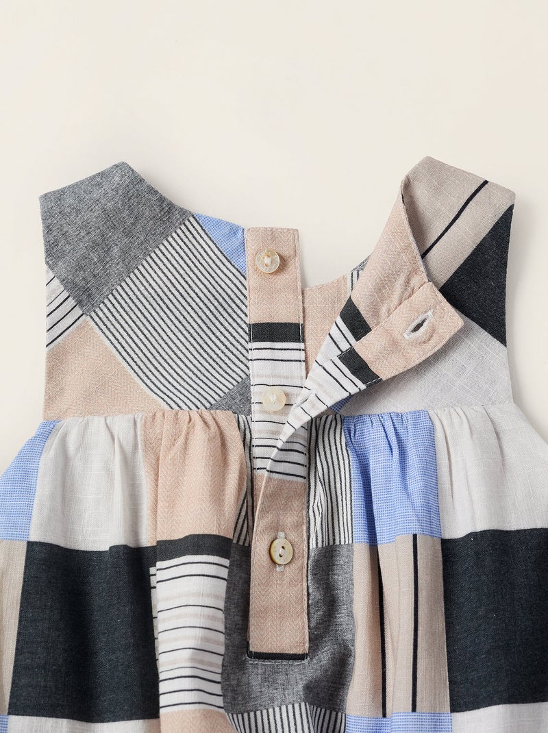 Combi-short avec Motif Brothers & Sisters Beige clair - Kiabi