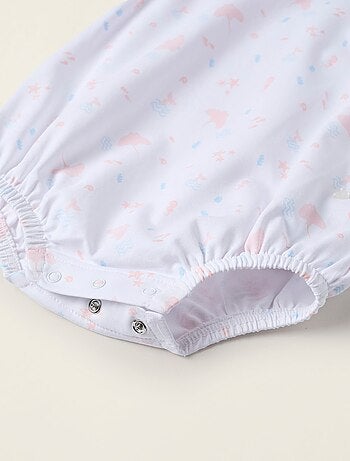 Combi-short avec Volants et Motif