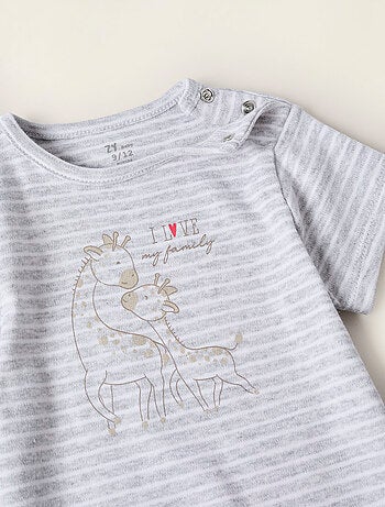 Combi-short + Bavoir