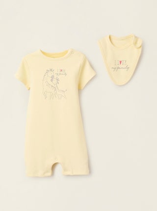 Combi-short + Bavoir