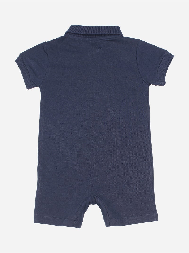 Combi-short Bébé col polo - Lacoste Bleu - Kiabi