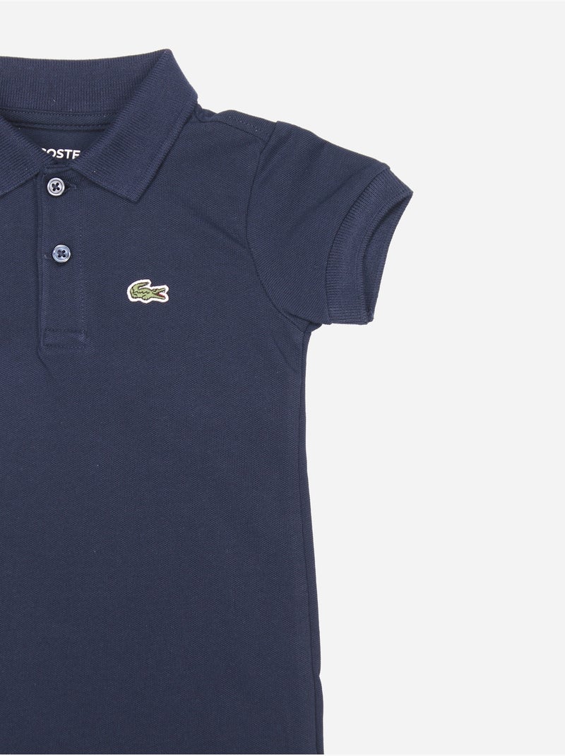 Combi-short Bébé col polo - Lacoste Bleu - Kiabi