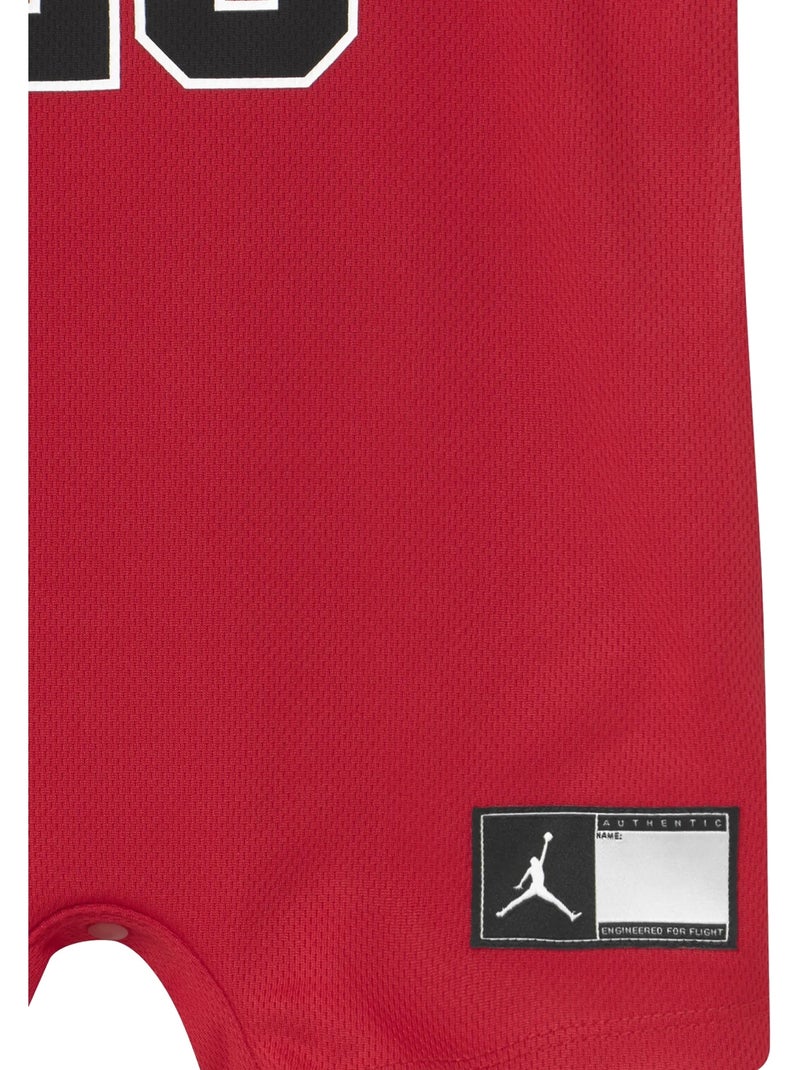 Combi-short Bébé col rond - Jordan Rouge - Kiabi