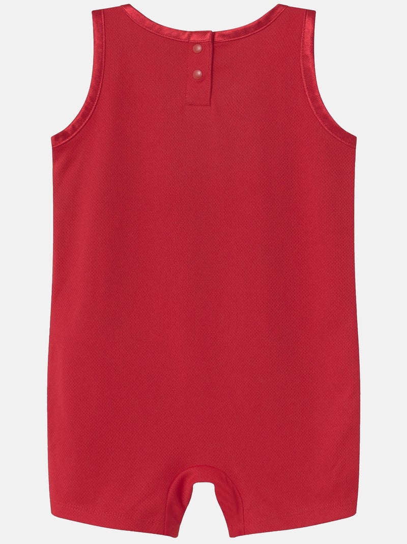 Combi-short Bébé col rond - Jordan Rouge - Kiabi