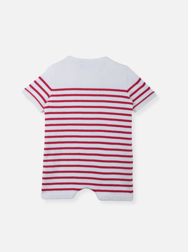 Combi short Coton Blanc Rose - Kiabi