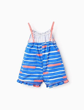Combi-short en Coton à Motif