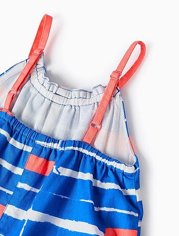 Combi-short en Coton à Motif
