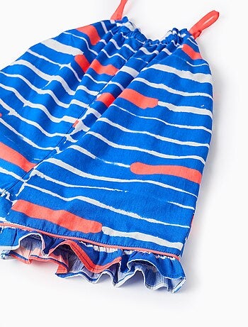 Combi-short en Coton à Motif