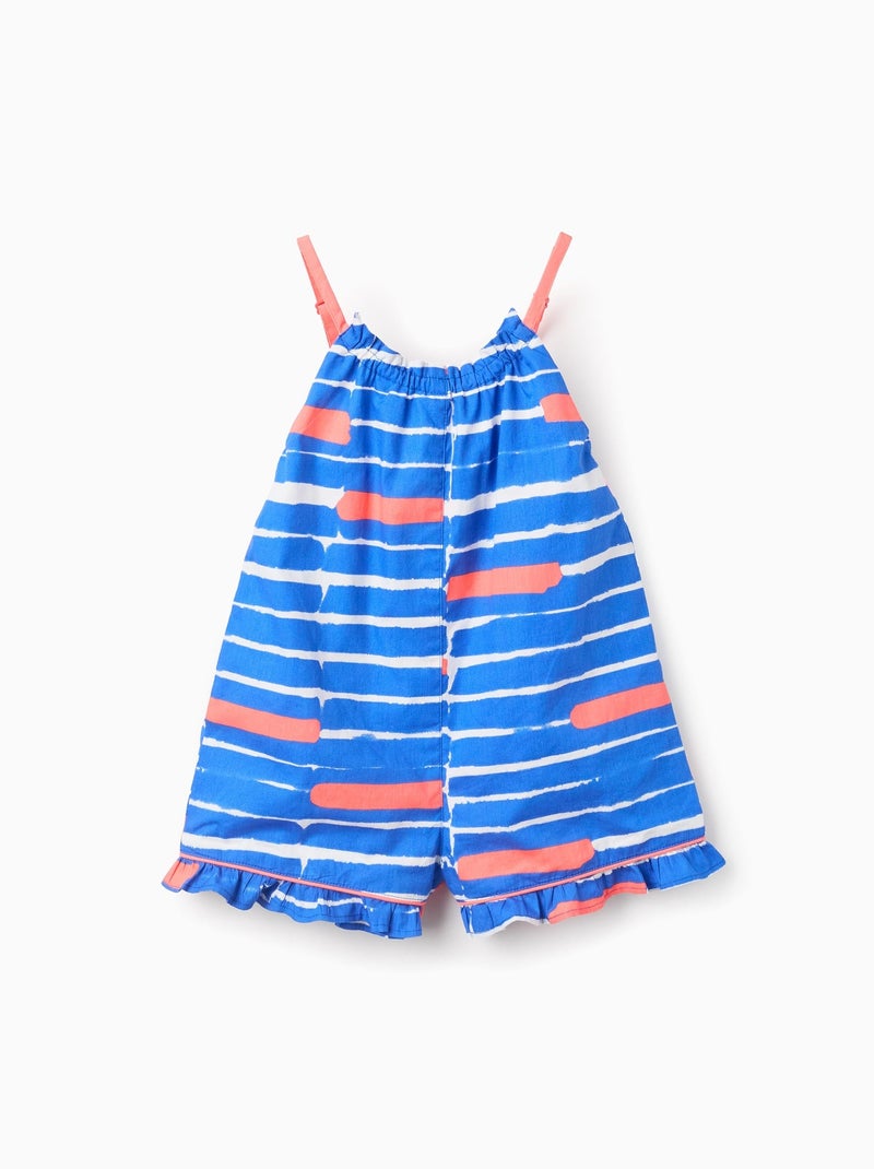 Combi-short en Coton à Motif Bleu - Kiabi