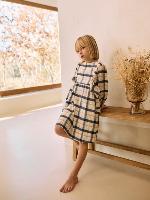 Combi-short en Coton et Lin avec Broderie Anglaise Brother & Sisters Brothers & Sisters - Kiabi