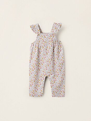 Combi-Short en Coton Floral