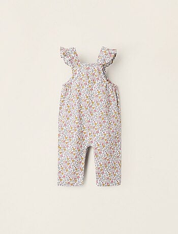 Combi-Short en Coton Floral