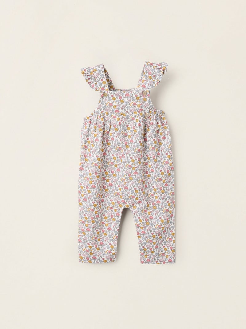 Combi-Short en Coton Floral Beige clair - Kiabi