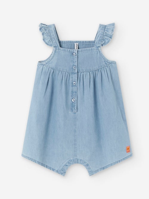 Combi-short en Jean avec Volants - Kiabi