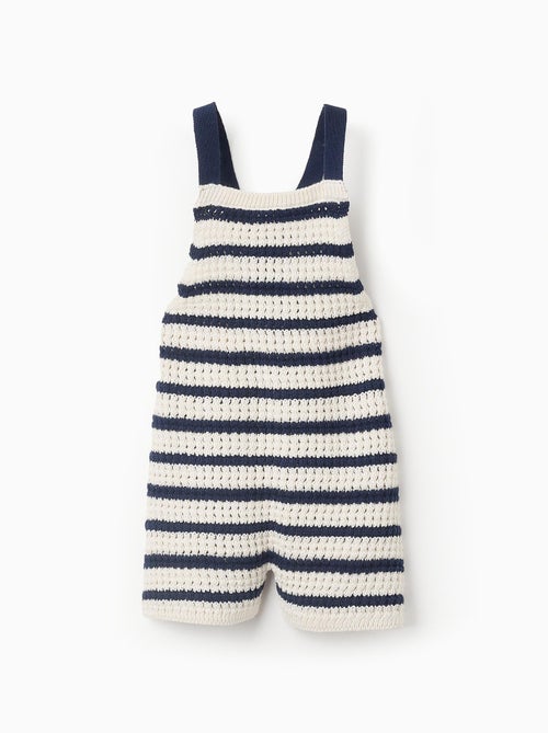 Combi-short en Maille à Rayures - Kiabi