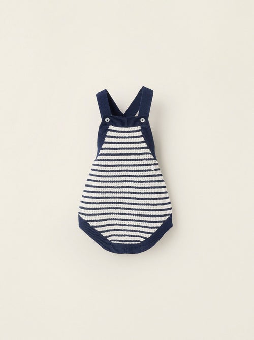 Combi-short en Maille à Rayures - Kiabi