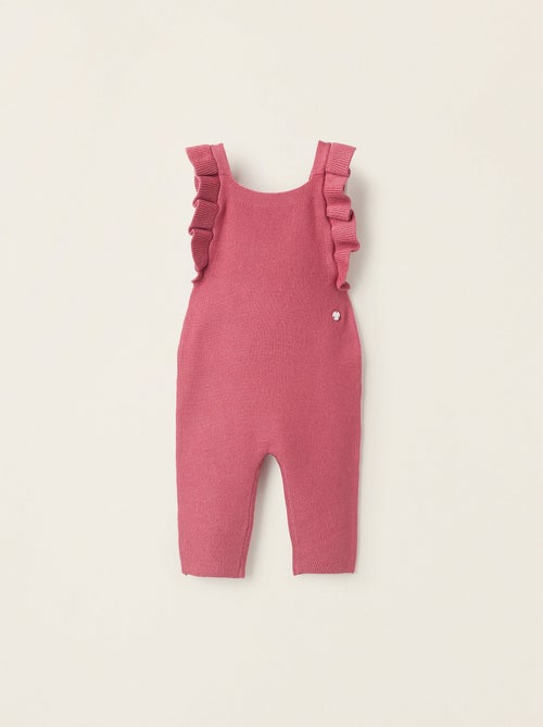 Combi-Short en Maille avec Volants - Kiabi