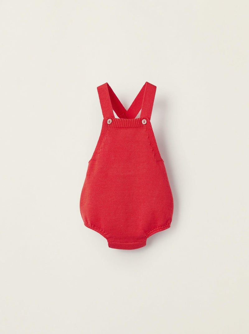 Combi-short en maille rouge pour nouveau-né PICASSO Rouge - Kiabi